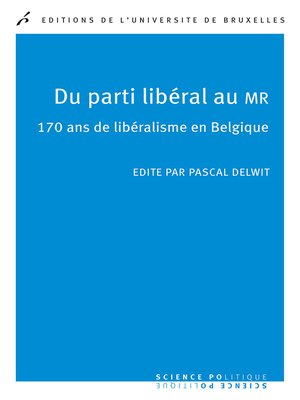 cover image of Du parti libéral au MR